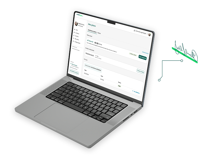 notebook assinatura